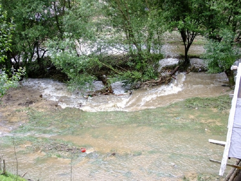 Obec po povodni z 20.06.2010