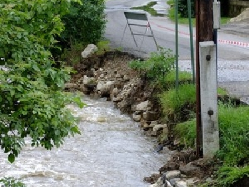 Obec po povodni z 20.06.2010