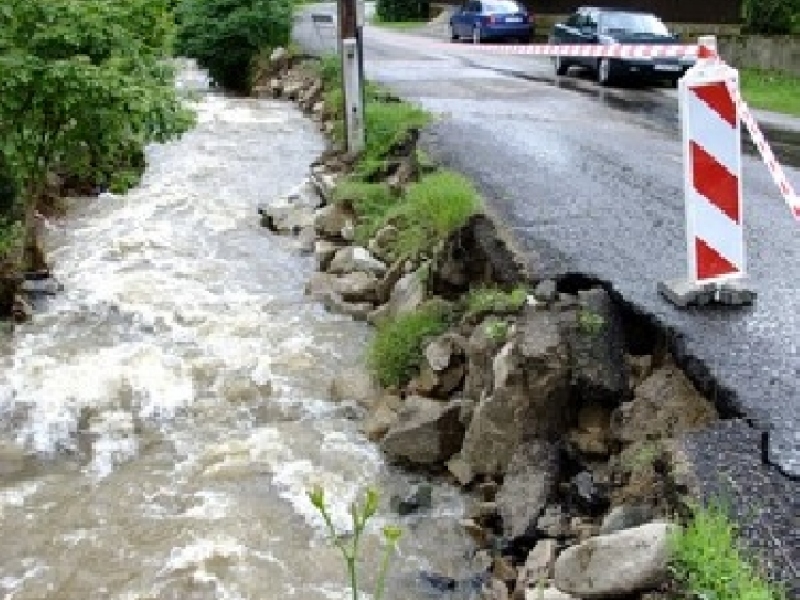 Obec po povodni z 20.06.2010