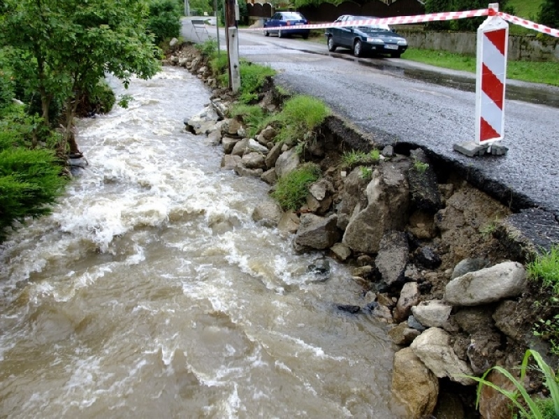 Obec po povodni z 20.06.2010