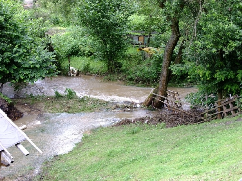 Obec po povodni z 20.06.2010