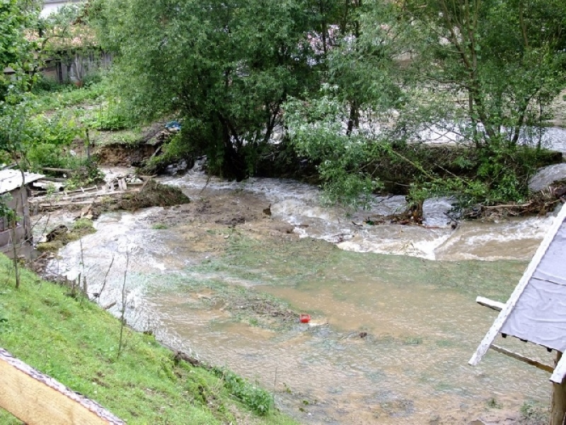 Obec po povodni z 20.06.2010