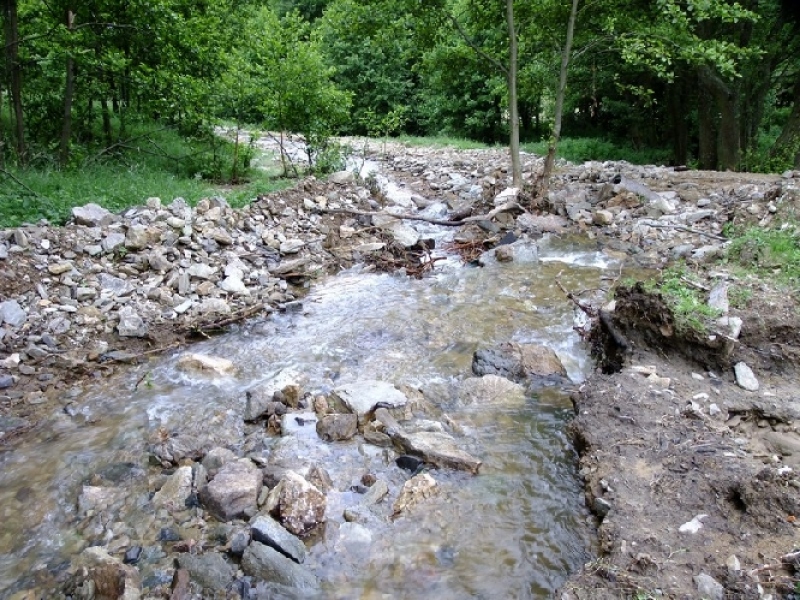 Obec po povodni z 20.06.2010