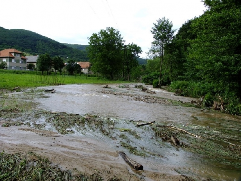 Obec po povodni z 20.06.2010